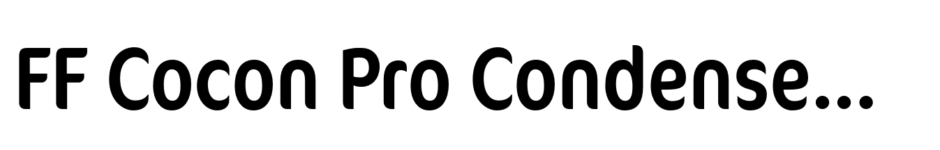FF Cocon Pro Condensed Regular